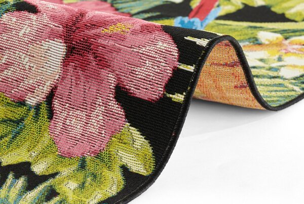Hanse Home, Kusový koberec Flair 105619 Tropical Feeling Multicolored – na ven i na doma, 200x285, vícebarevná, chodba / předsíň