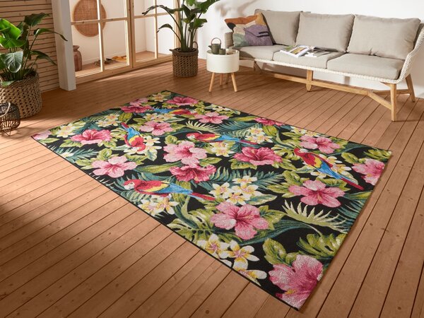 Hanse Home, Kusový koberec Flair 105619 Tropical Feeling Multicolored – na ven i na doma, 200x285, vícebarevná, chodba / předsíň