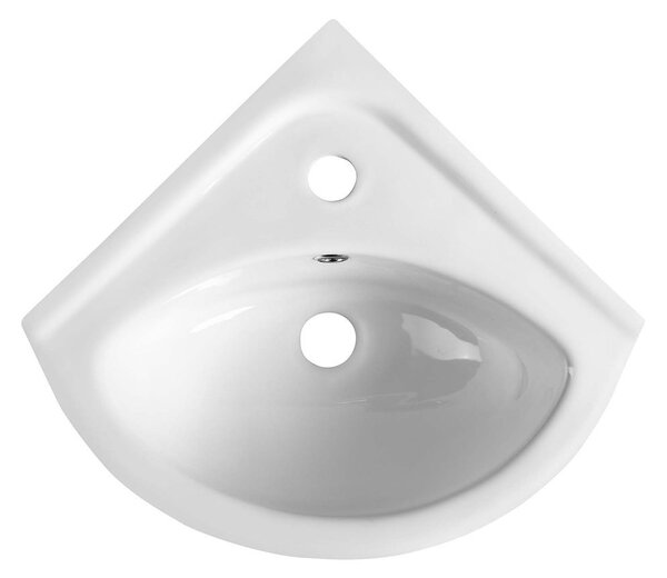 Aqualine Aqualine, LUIGI keramické umyvadlo rohové 34x34cm, FS161