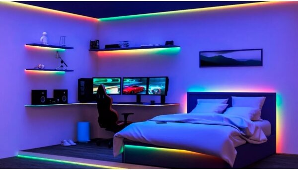 Philips - LED RGBIC Stmívat. pásek SMART STRIP 4m LED/12W/230V 2700/6500K Wi-Fi