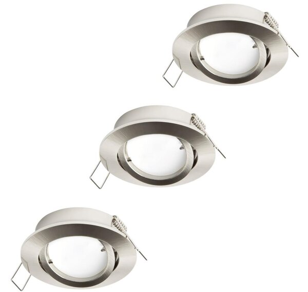 Eglo 31692 - SADA 3x LED Podhledové svítidlo TEDO 1xGU10/5W/230V