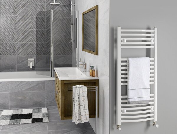 Aqualine Sapho, DIRECT otopné těleso s bočním připojením 500x640 mm, 360 W, bílá