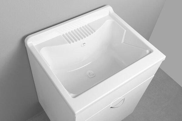 Aqualine Aqualine, Závěsná výlevka 60x50cm, plast, bílá, PI6050