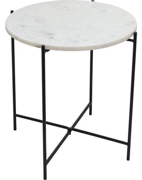 Eglo 424001 - Odkládací stolek TOWADA 44 cm dekor mramor/černá