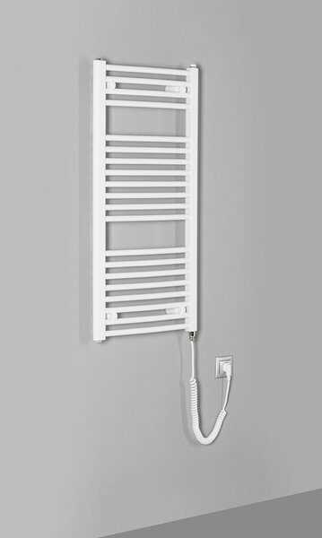 Aqualine Aqualine, ORBIT-E elektrické topné těleso, oblé, 450x960 mm, 300W, bílá, ILEO94T