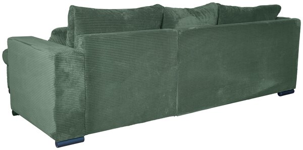 ROHOVÁ SEDAČKA, textil, tmavě zelená Carryhome - Sedací soupravy