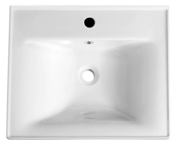 Aqualine Aqualine, SAVA 55 nábytkové umyvadlo 55x46x16,5 cm, 2055