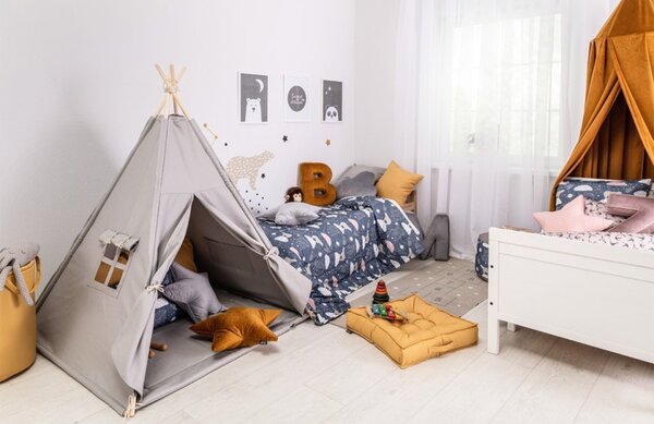 Yellow Tipi Cihlově oranžový sametový polštář písmeno B 40 cm