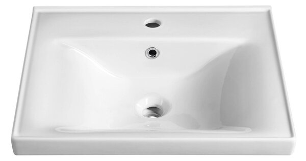 Aqualine Aqualine, SAVA 55 nábytkové umyvadlo 55x46x16,5 cm, 2055