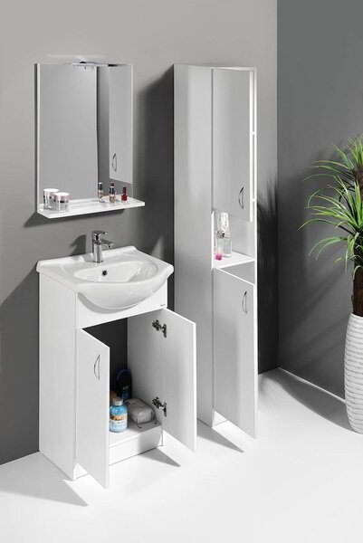 Aqualine Aqualine, SIMPLEX ECO 50 umyvadlová skříňka 47x83,5x29cm, SIME500