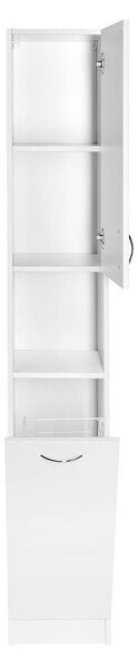 Aqualine Aqualine, SIMPLEX ECO vysoká skříňka s košem 30x180x30cm, SIME310