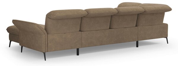SEDACÍ SOUPRAVA, textil, světle hnědá Sit & More - Sedací soupravy, Online Only