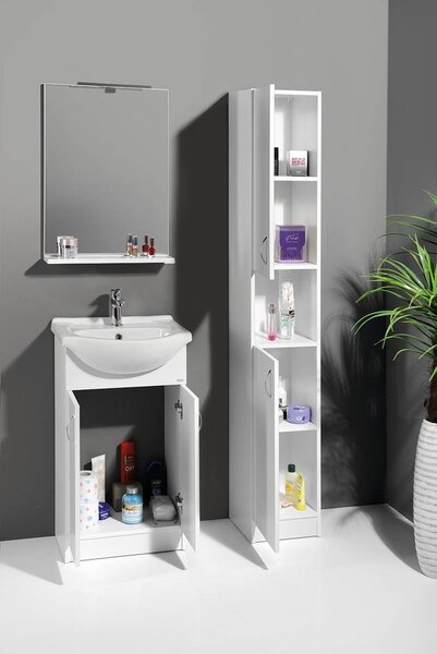 Aqualine Aqualine, SIMPLEX ECO vysoká skříňka 30x180x30cm, SIME320