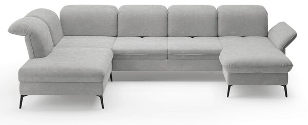 SEDACÍ SOUPRAVA, textil, světle šedá Sit & More - Sedací soupravy, Online Only