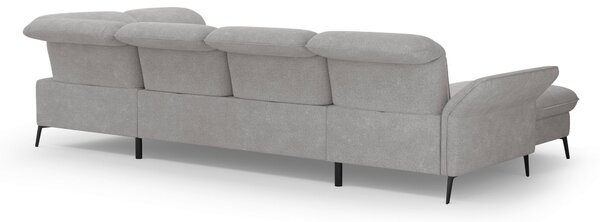 SEDACÍ SOUPRAVA, textil, světle šedá Sit & More - Sedací soupravy, Online Only