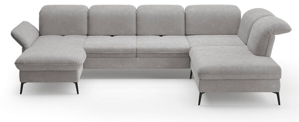 SEDACÍ SOUPRAVA, textil, světle šedá Sit & More - Sedací soupravy, Online Only
