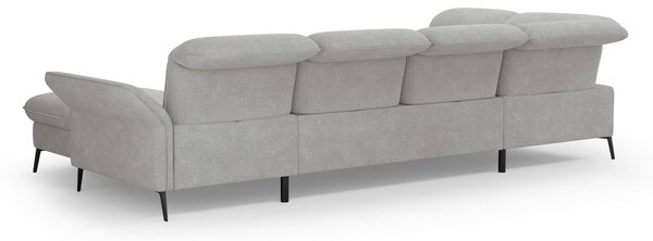 SEDACÍ SOUPRAVA, textil, světle šedá Sit & More - Sedací soupravy, Online Only
