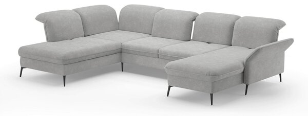 SEDACÍ SOUPRAVA, textil, světle šedá Sit & More - Sedací soupravy, Online Only