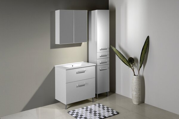 Aqualine Aqualine, VEGA galerka 80x70x18cm, bílá, VG080