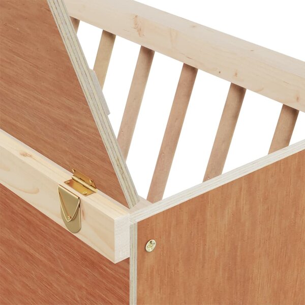 Seník pro králíky 37 x 18,5 x 23 cm masivní jedlové dřevo 172424