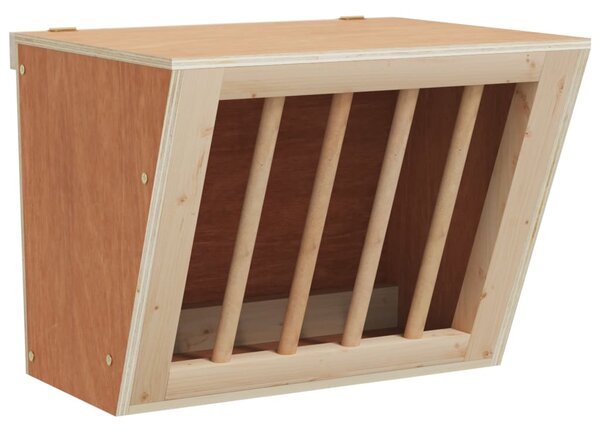 Seník pro králíky 25 x 18,5 x 20,5 cm masivní jedlové dřevo 172423