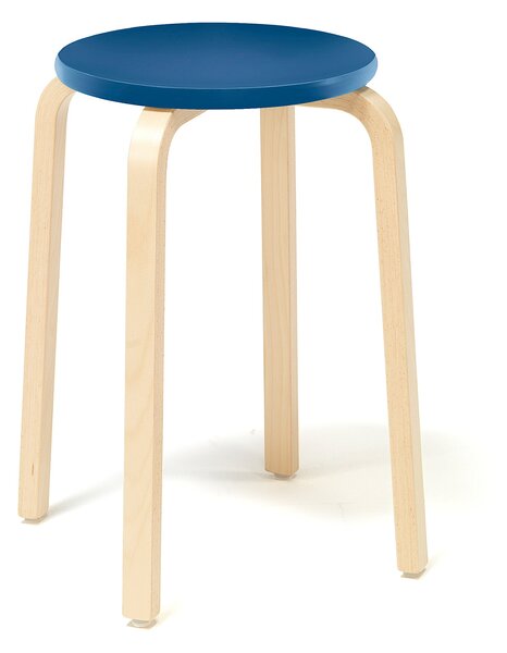 AJ Produkty Stolička NEMO, výška 530 mm, bříza, modrá