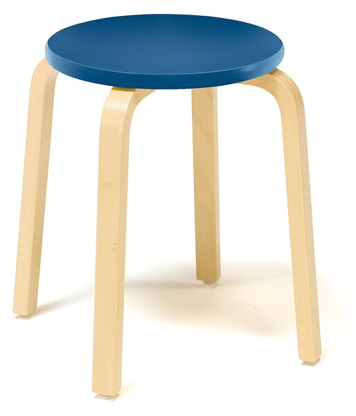 AJ Produkty Stolička NEMO, výška 430 mm, bříza, modrá