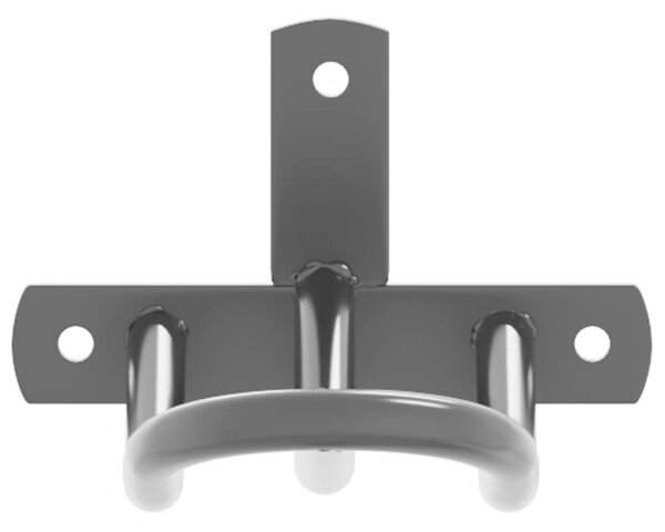 Věšák na uzdu nástěnný černý železo 172452