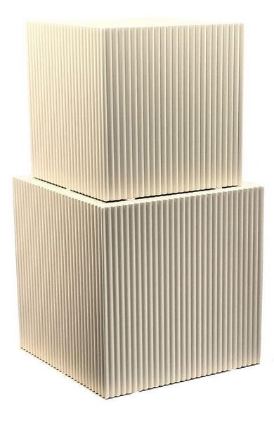 SADA KONFERENČNÍCH STOLKŮ, kašmírová, kompozitní dřevo, 45/40/45/40/45/40 cm Xora - Konferenční stolky, Online Only