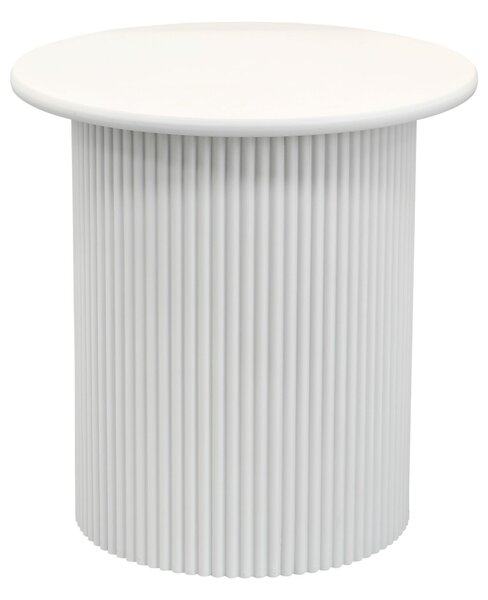 ODKLÁDACÍ STOLEK, bílá, kompozitní dřevo, 40/40/41 cm Xora - Online Only konferenční stolky, Online Only