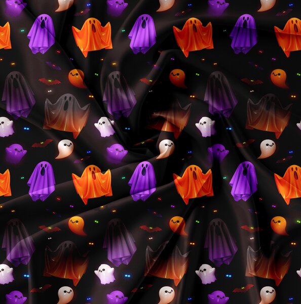 Povlečení z mikrovlákna SPOOKY SOIREE černé Rozměr povlečení: 2 ks 70 x 80 cm | 160 x 200 cm