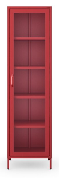 Vitrína LUIGI, 500 x 1800 x 350 mm, Modern: červená