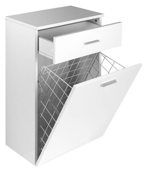 Aqualine Aqualine, ZOJA/KERAMIA FRESH skříňka spodní s košem 50x78x29cm, bílá, 51310