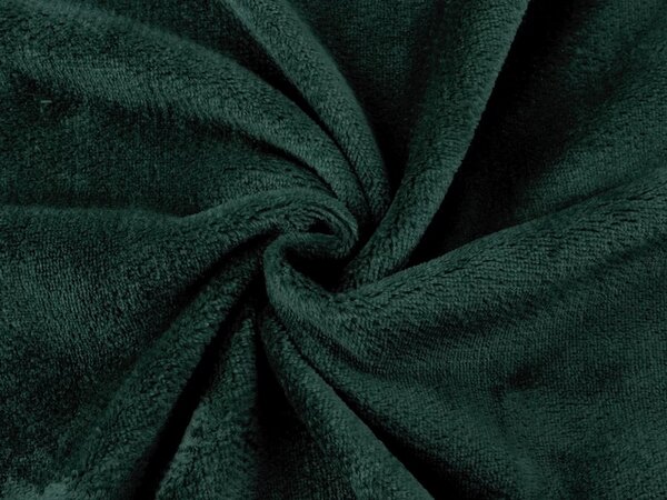 Wellsoft minky oboustranný / flanel samet fleece METRÁŽ - 21 zelená tmavá