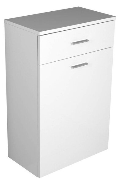 Aqualine Aqualine, ZOJA/KERAMIA FRESH skříňka spodní s košem 50x78x29cm, bílá, 51310