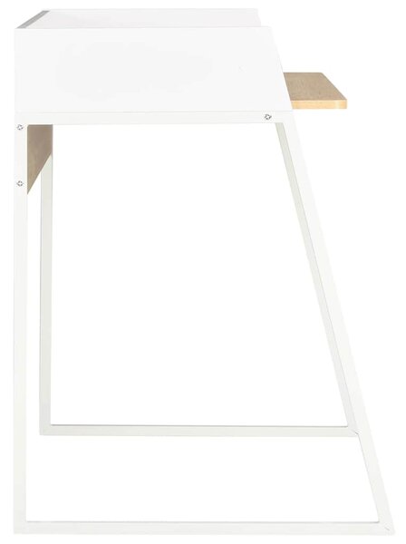 Psací stůl bílý a dub 90 x 60 x 88 cm 20265