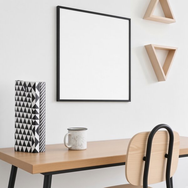 Toptabule.sk Bílá magnetická popisná tabule PREMIUM v hliníkovém černém rámu 90x60 cm