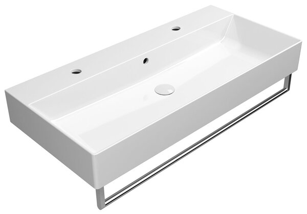 GSI GSI, KUBE X keramické umyvadlo 100x47 cm, bílá ExtraGlaze, 9423211