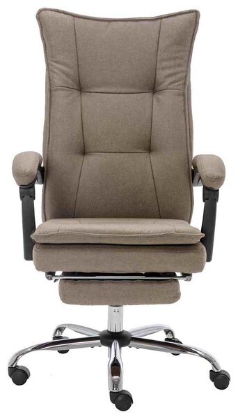 Kancelářská židle taupe textil 20367