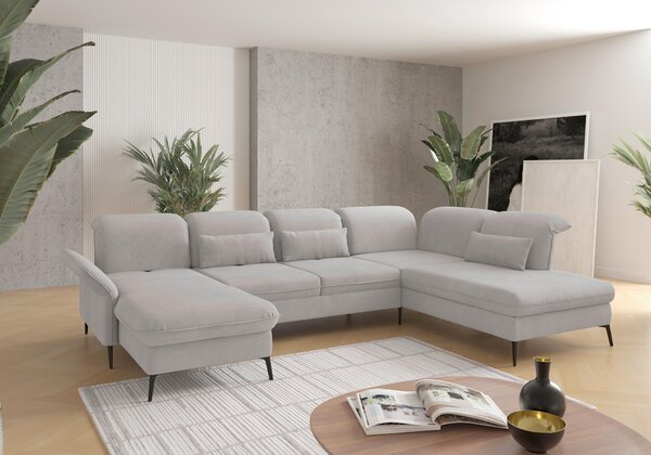 SEDACÍ SOUPRAVA, textil, barvy stříbra Sit & More - Sedací soupravy, Online Only
