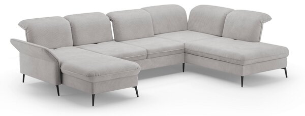 SEDACÍ SOUPRAVA, textil, barvy stříbra Sit & More - Sedací soupravy, Online Only