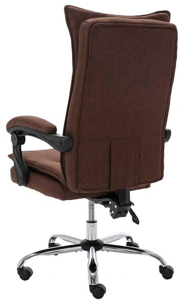 Kancelářská židle hnědá textil 20365