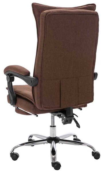 Kancelářská židle hnědá textil 20368