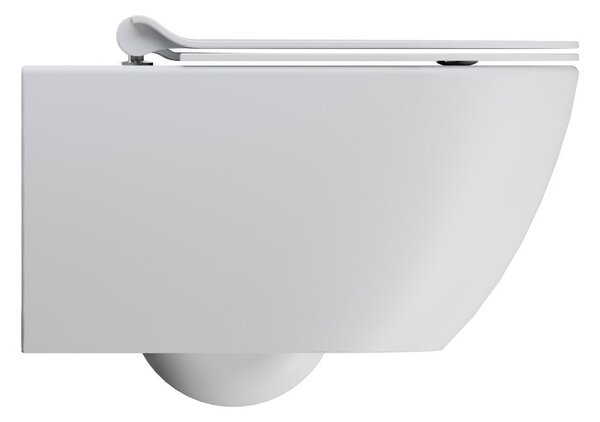 GSI GSI, PURA závěsná WC mísa, Swirlflush, 55x36 cm, bílá dual-mat, 881509