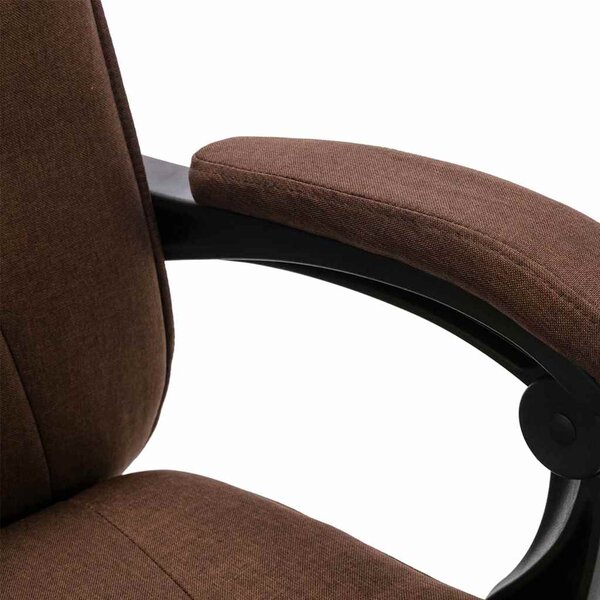 Kancelářská židle hnědá textil 20368