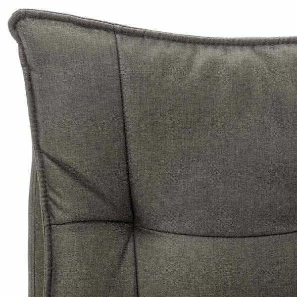 Masážní kancelářská židle šedá textil 20372