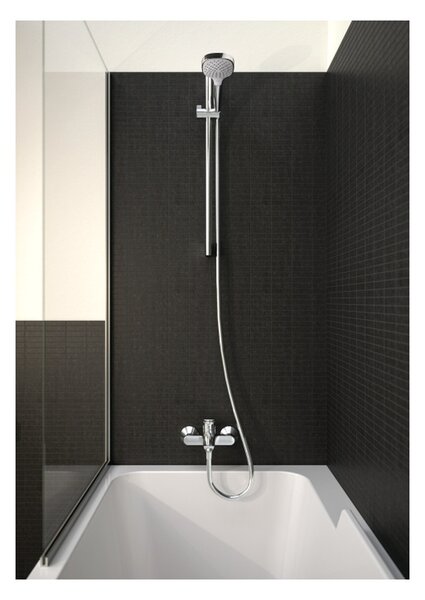 Hansgrohe Croma Select E sprchová sada Vario se sprchovou tyčí 65 cm, bílá/chrom 26582400