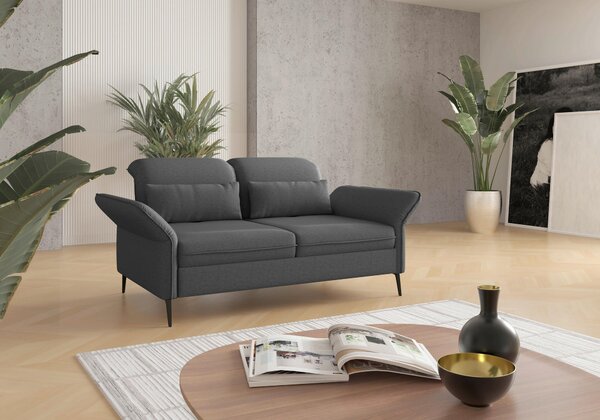 2,5SEDÁK, textil, tmavě šedá Sit & More - Pohovky, Online Only