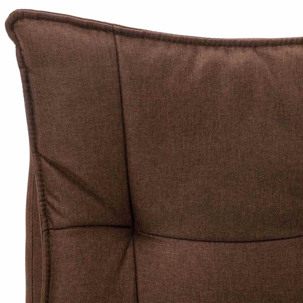 Masážní kancelářská židle hnědá textil 20374