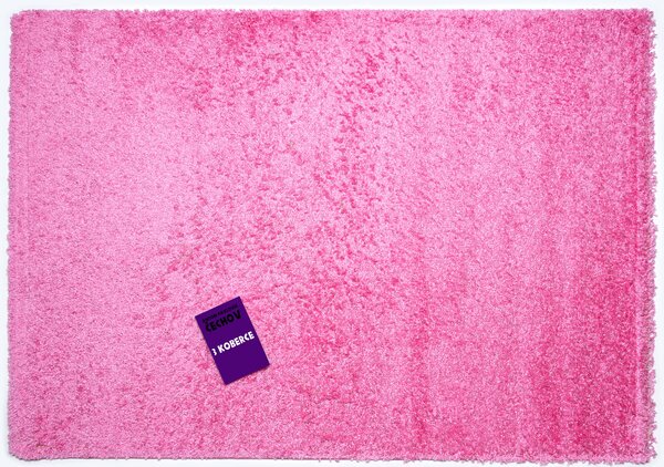 Mono Carpet, Kusový koberec Efor Shaggy 7182 Pink, 160x230, růžová, dětský pokoj